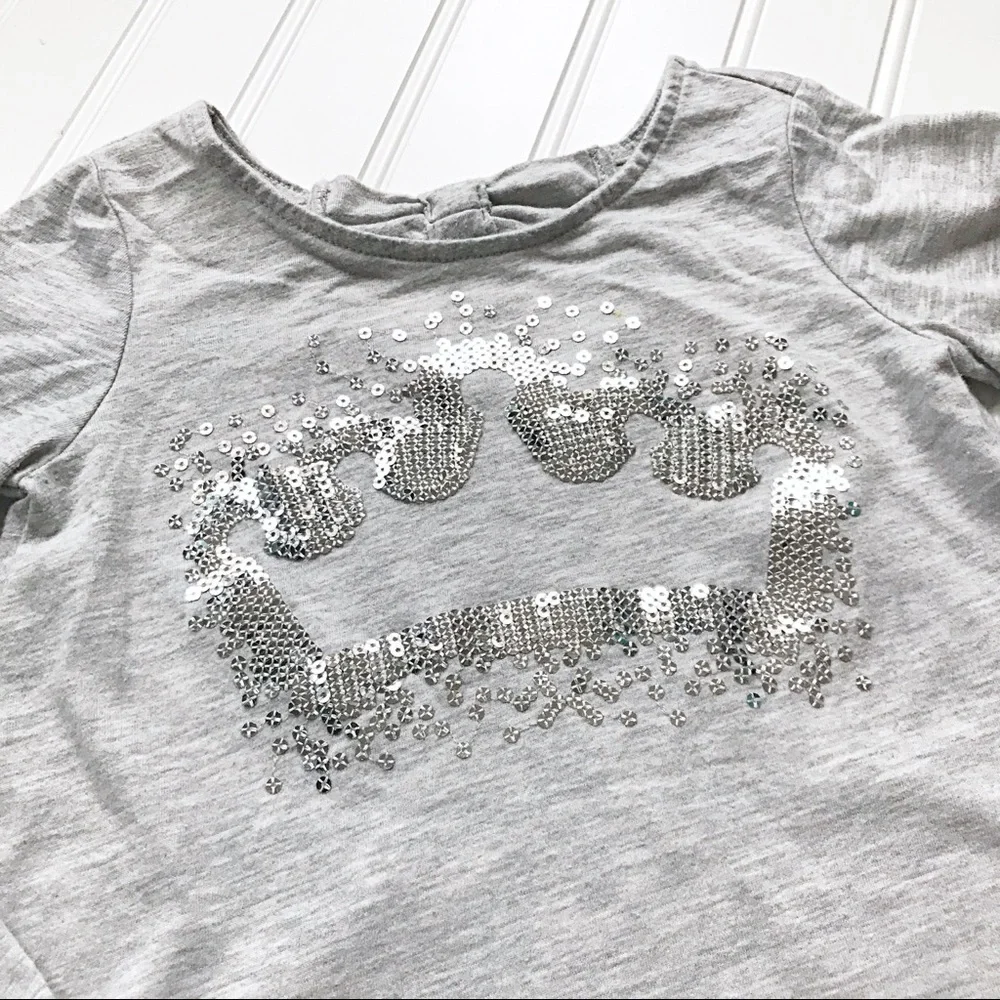 •Children’s Place• sequin crown tee